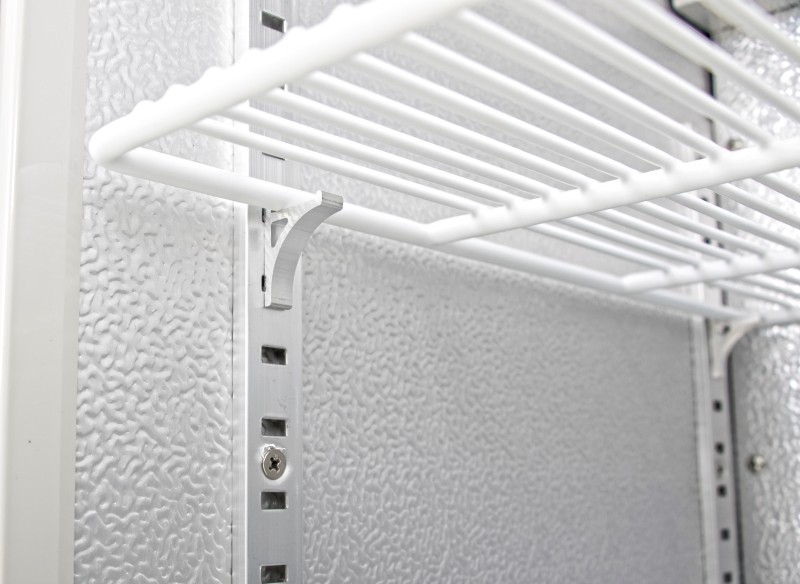 Flessenkoeler/ glazen of volle deur HUSKY C3-865-BK-NL/draaideuren detail 2