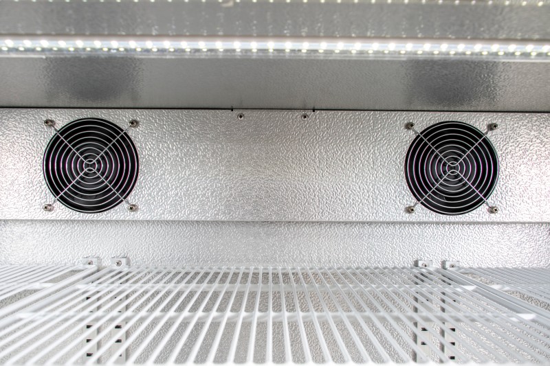 Flessenkoeler/ glazen of volle deur HUSKY C3-865-BK-NL/draaideuren detail 3