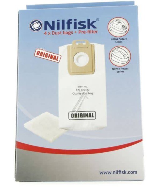 Sac d'aspirateur Nilfisk Stofzak Nilfisk 128389187 vooraanzicht