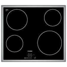 Taque de cuisson vitrocéramique Bosch PKE645BB2E/INOX rand vooraanzicht