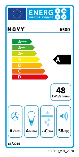 Hotte cheminée Novy 6500 / Novy Salsa detail 4
