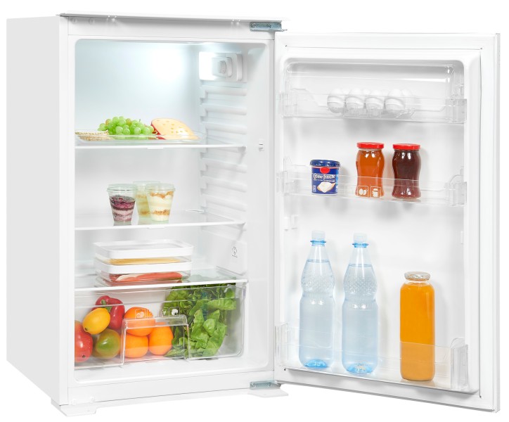 inbouw koelkast 88 cm hoog Exquisit EKS131-V-040E vooraanzicht