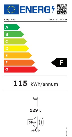 inbouw koelkast 88 cm hoog Exquisit EKS131-V-040E detail 3