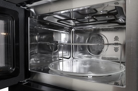Microgolfoven inbouw met grill Exquisit EMW2546HIBLACK / Zwart detail 1