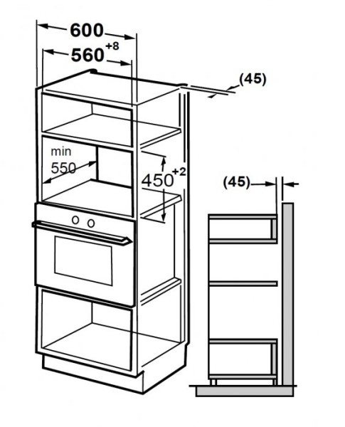 Micro-ondes avec grill Exquisit EMW2546HIBLACK / Zwart detail 2