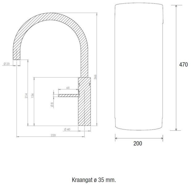 Quooker Quooker CFNRPTB - COMBI+ - CUBE detail 3