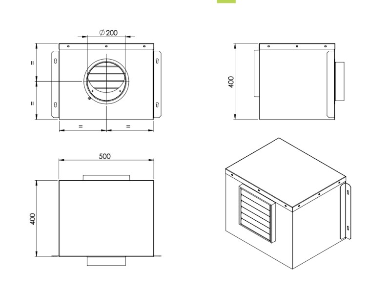 Dampkap toebehoren Venduro B-EC-BG15 detail 1