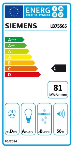 Hotte groupe aspirant Siemens LB75565 detail 4