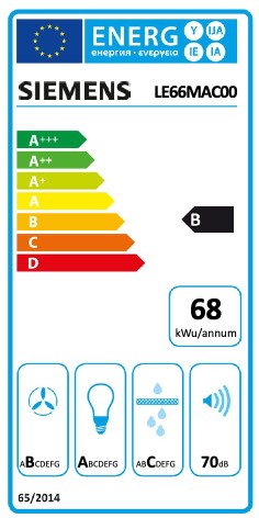 Dampkap uitklapbaar Siemens LE66MAC00 detail 6