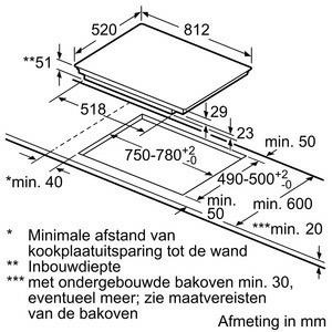 Taque de cuisson induction Siemens EX875LYC1E/--- detail 1