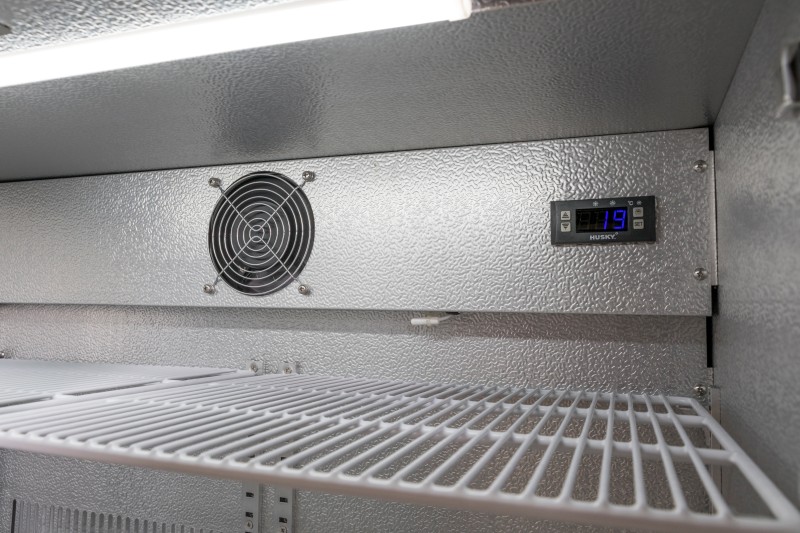 Refroidisseur à boisons/ porte vitrée ou pleine HUSKY C2SLIDE-865-BK-NL/schuifdeuren detail 2