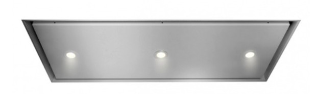 Dampkap inbouwgroep Venduro RA90-MMINOX vooraanzicht