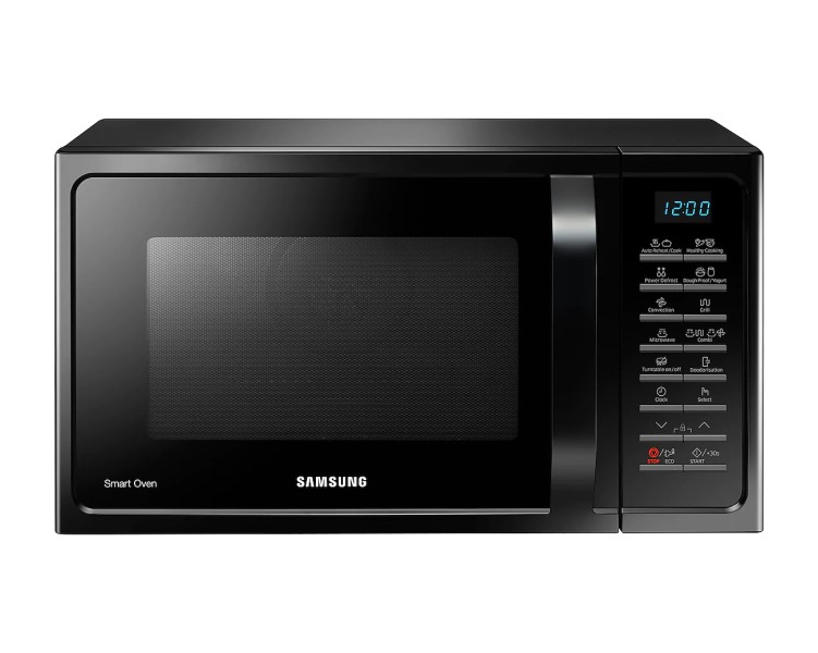 Micro-ondes pose-libre Samsung MC28H5015CK / Zwart vooraanzicht