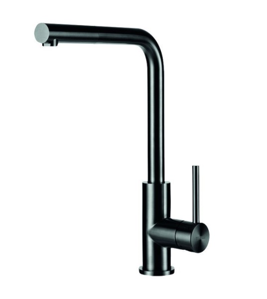 Robinet mono-commande Lorreine TWEED-GUNMETAL vooraanzicht