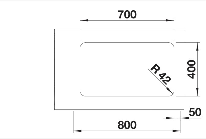 Evier 1 bassin Blanco 526125/** detail 1