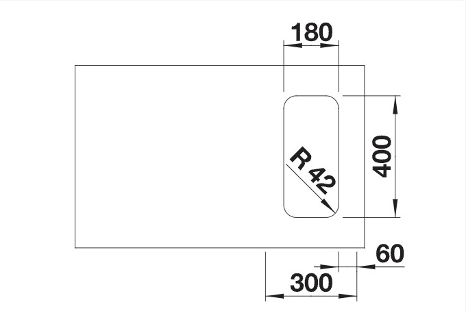 Evier 1 bassin Blanco 526113/** detail 1