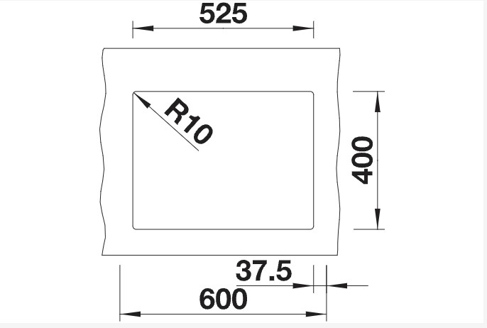 Evier 1 1/2 bassin Blanco 523562/** detail 1