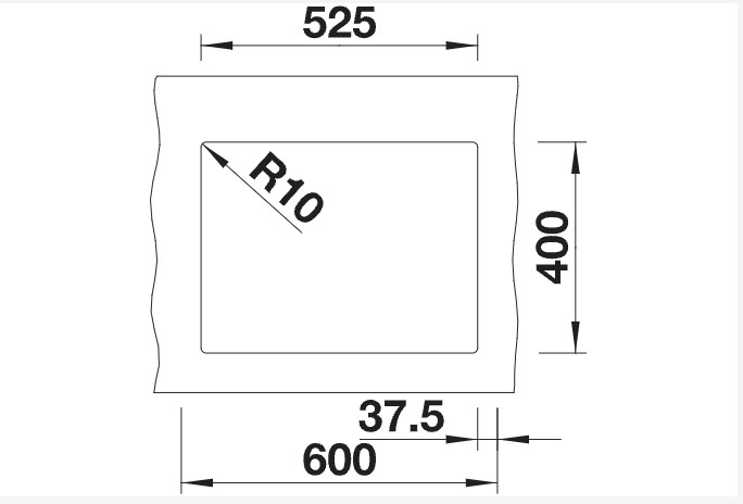 Evier 1 1/2 bassin Blanco 523565/** detail 1
