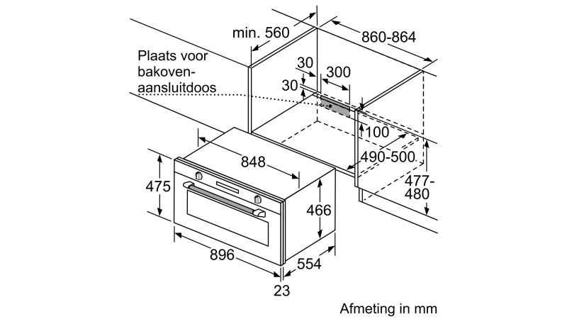 Multifunctie oven Siemens VB558C0S0/zwart detail 3