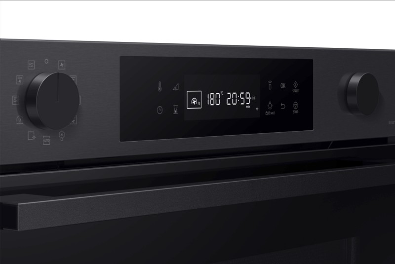 Combi : four + micro-ondes Samsung NQ5B4553FBB / ZWART STAINLESS STEEL detail 2