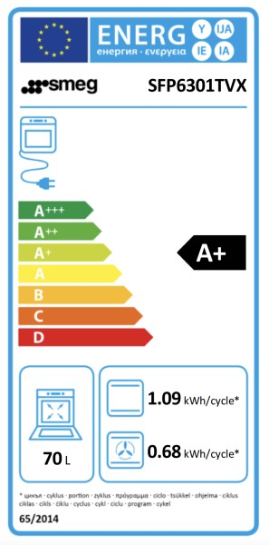 Four air pulsé/multifonction Smeg SFP6301TVX detail 2