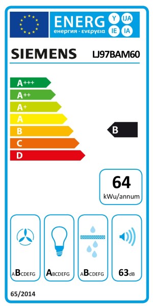 Dampkap inbouwgroep Siemens LJ97BAM60 detail 6