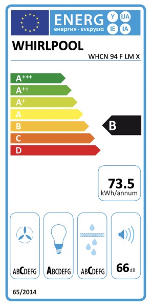 Hotte cheminée Whirlpool WHCN94FLMX1 detail 4