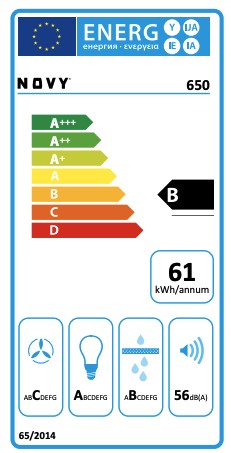Hotte téléscopique Novy 650 / Novy Telescopisch Essence detail 6