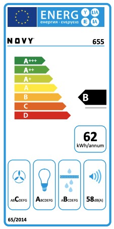 Hotte téléscopique Novy 655 / Novy Telescopisch Essence detail 6
