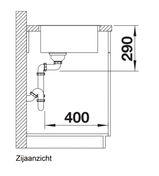 Evier 1 bassin Blanco 522965/** detail 2