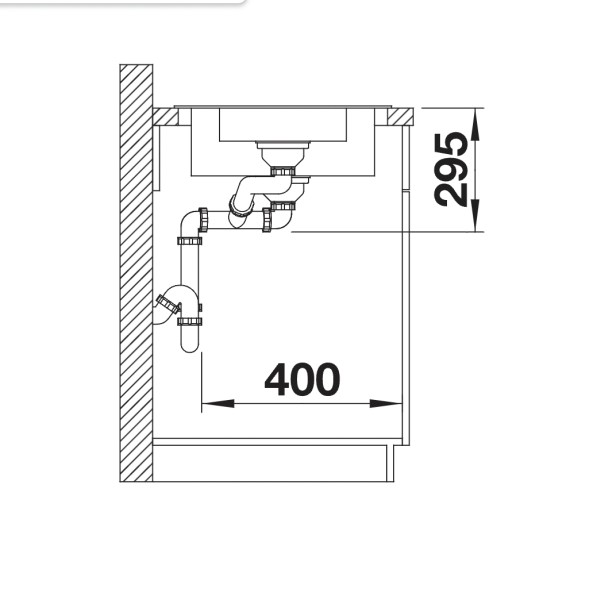 Evier 2 bassins Blanco 526620 detail 2