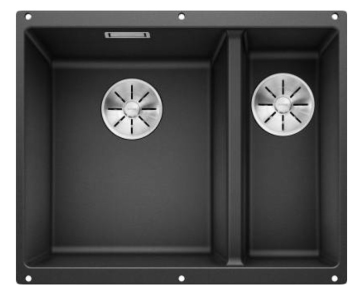 Anderhalve spoelbak Blanco 523548/** vooraanzicht