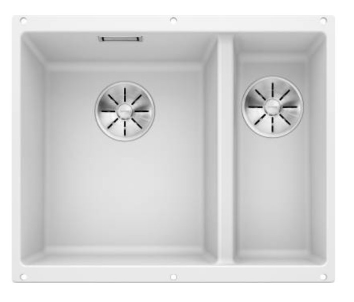 Evier 1 1/2 bassin Blanco 523552/** vooraanzicht
