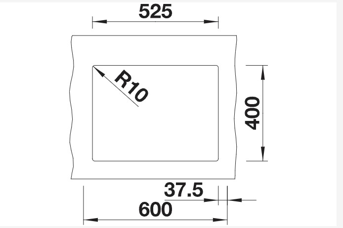 Evier 1 1/2 bassin Blanco 523558/** detail 1