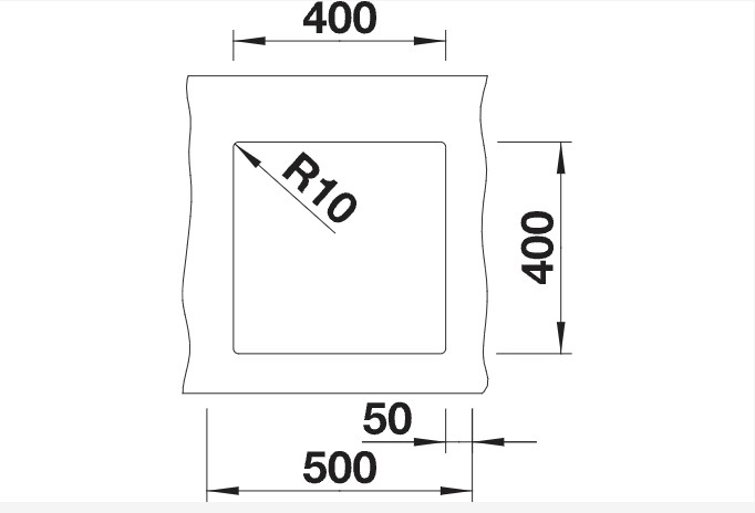 Evier 1 bassin Blanco 523431/** detail 1