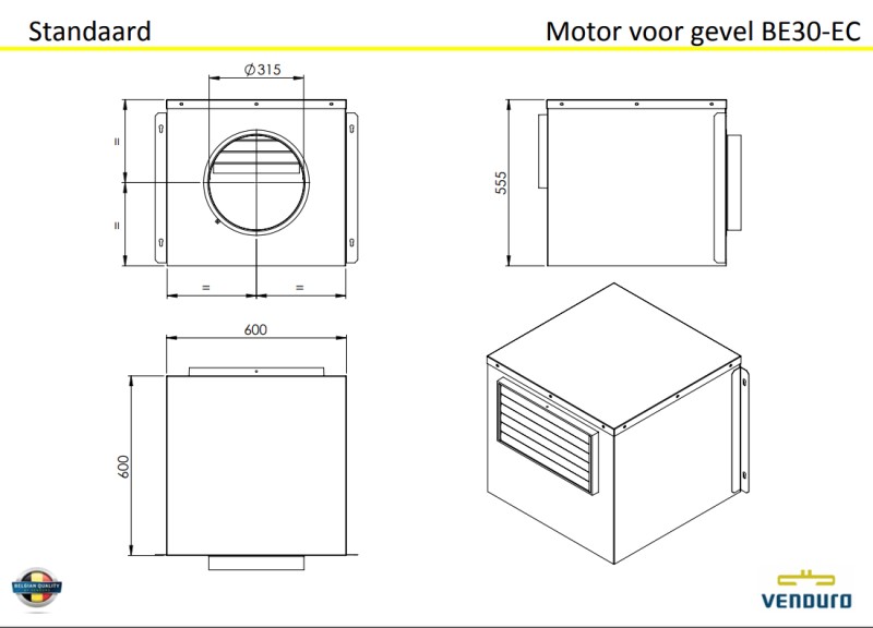 Hotte accessoires Venduro B-EC-BG30 detail 1