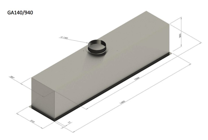 Hotte groupe aspirant Venduro GA140/940 detail 1