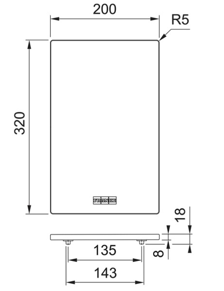 Spoelbak toebehoren Franke 300619 detail 2