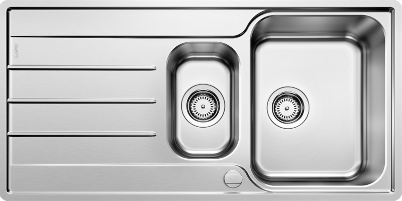 Anderhalve spoelbak Blanco 523033 vooraanzicht