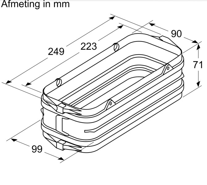 Dampkap toebehoren Bosch HEZ9VDSS1 detail 1