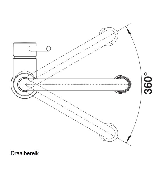 Eéngreepskraan Blanco 525791 detail 2