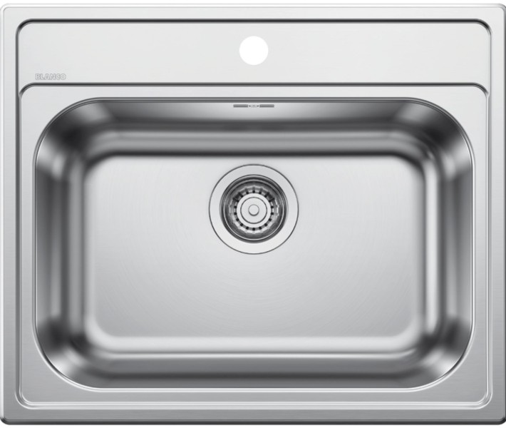 Enkele spoelbak Blanco 525323 vooraanzicht