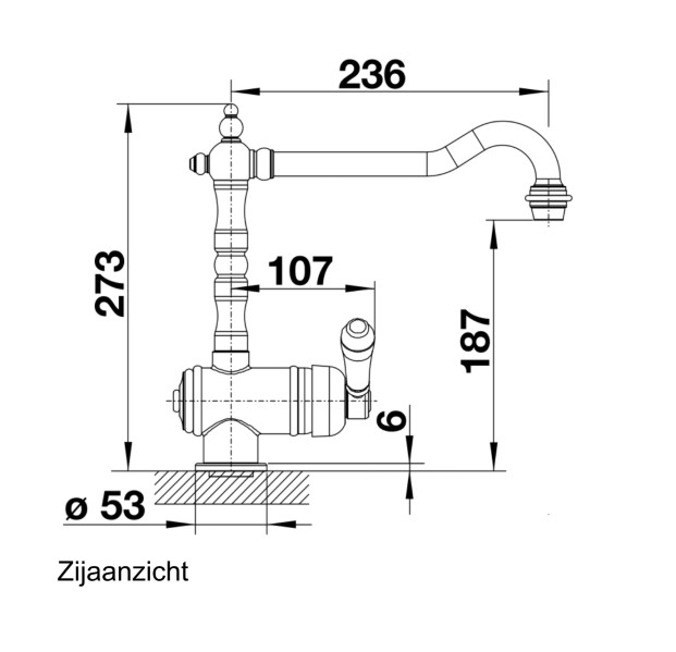 Robinet mono-commande Blanco 515990 detail 1