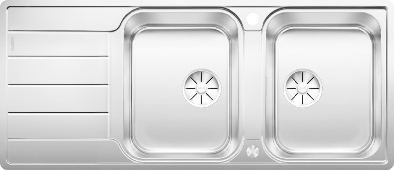 Dubbele spoelbak Blanco 525332 vooraanzicht