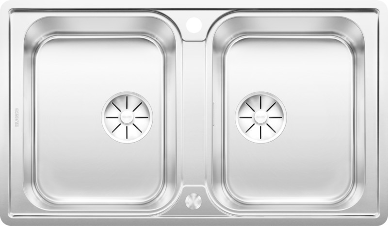 Dubbele spoelbak Blanco 525331 vooraanzicht