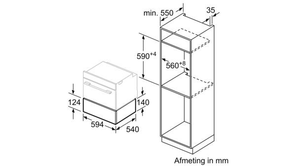 Tiroir chauffe plat Siemens BI510CNR0 detail 4