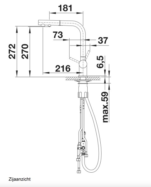 Robinet mono-commande Blanco 525207/** detail 1