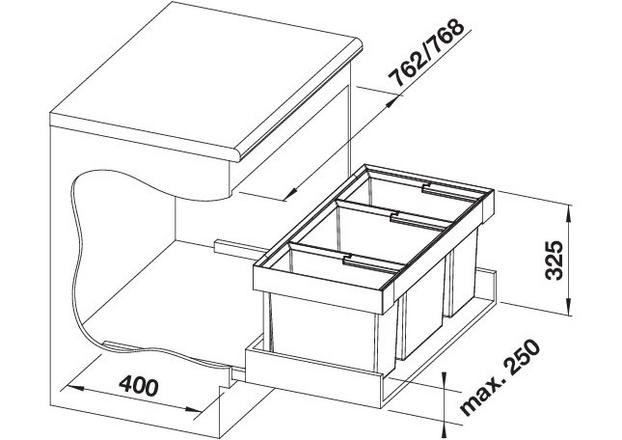 Poubelles Blanco 525221 detail 1