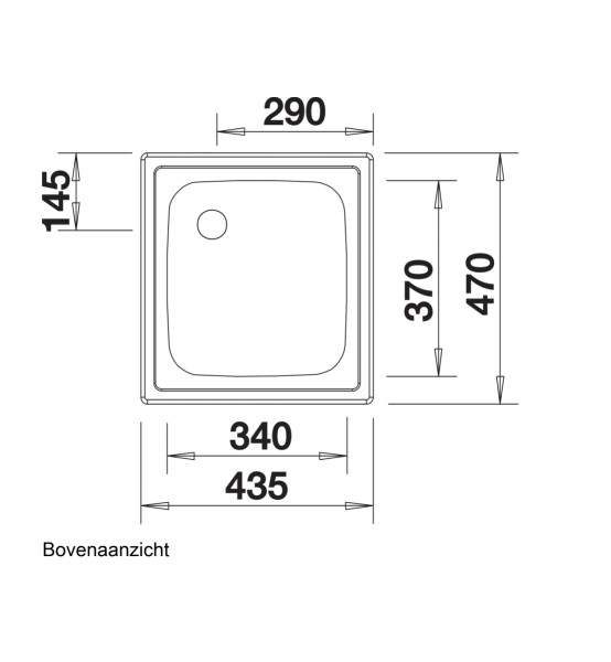 Evier 1 bassin Blanco 501065 detail 1