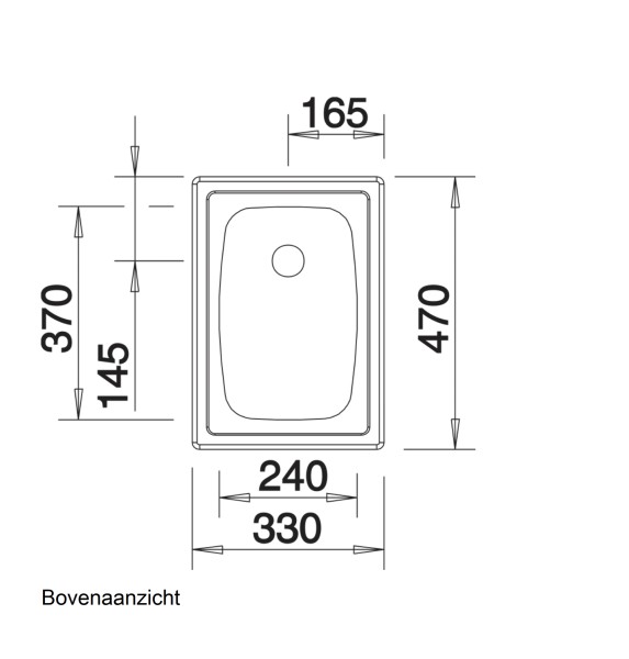 Evier 1 bassin Blanco 501067 detail 1